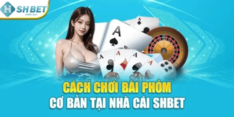 Cách chơi bài Phỏm cơ bản tại nhà cái Shbet
